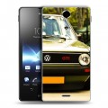 Дизайнерский пластиковый чехол для Sony Xperia TX Volkswagen