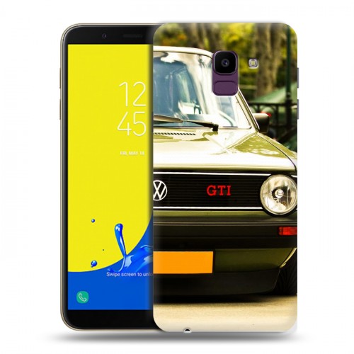 Дизайнерский пластиковый чехол для Samsung Galaxy J6 Volkswagen