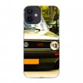 Дизайнерский силиконовый с усиленными углами чехол для Iphone 12 Mini Volkswagen