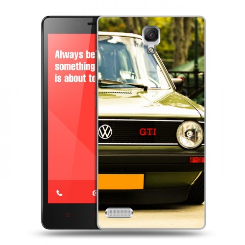 Дизайнерский силиконовый чехол для Xiaomi RedMi Note Volkswagen