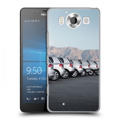 Дизайнерский пластиковый чехол для Microsoft Lumia 950 Volkswagen