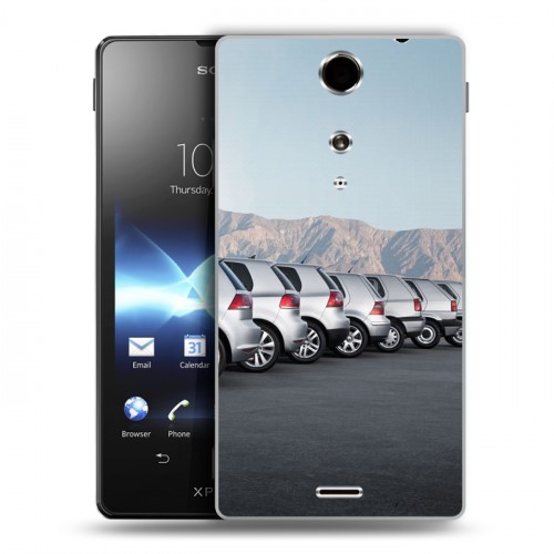 Дизайнерский пластиковый чехол для Sony Xperia TX Volkswagen