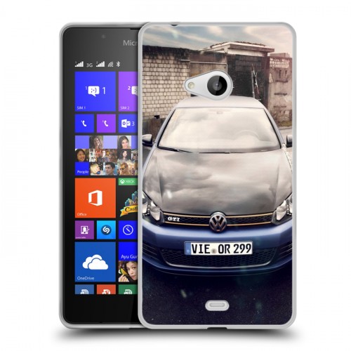 Дизайнерский пластиковый чехол для Microsoft Lumia 540 Volkswagen