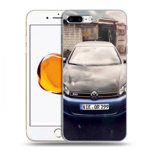 Дизайнерский силиконовый чехол для Iphone 7 Plus / 8 Plus Volkswagen