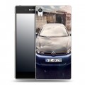 Дизайнерский пластиковый чехол для Sony Xperia E5 Volkswagen