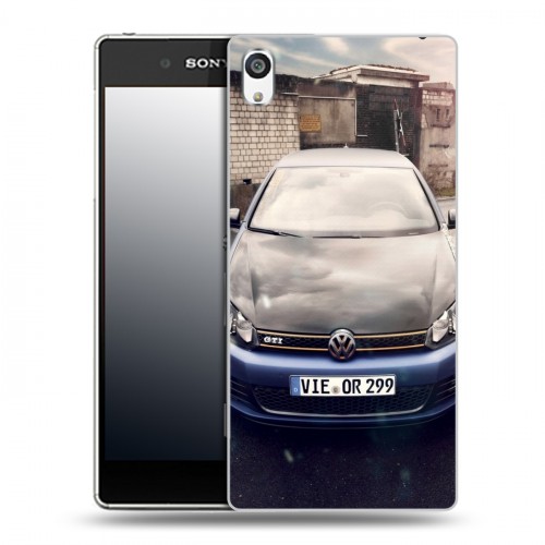 Дизайнерский пластиковый чехол для Sony Xperia E5 Volkswagen