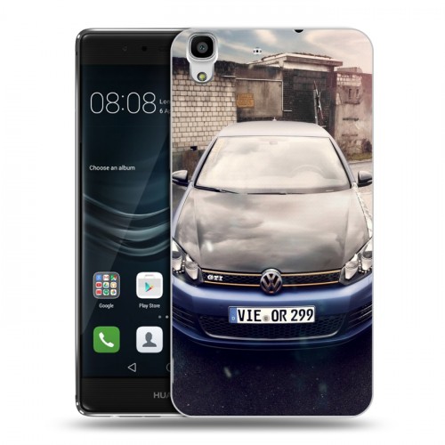 Дизайнерский пластиковый чехол для Huawei Y6II Volkswagen