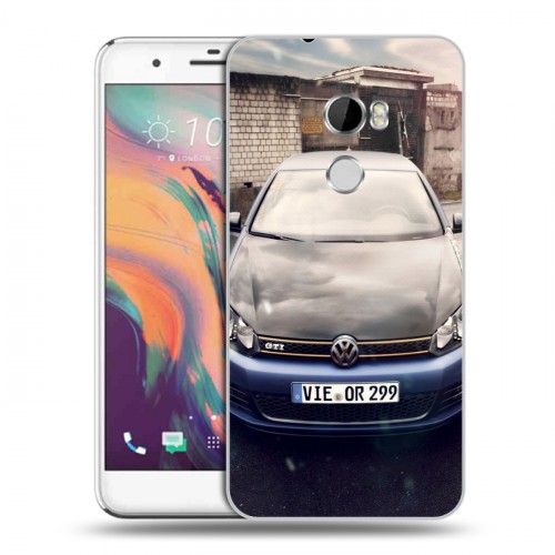 Дизайнерский пластиковый чехол для HTC One X10 Volkswagen