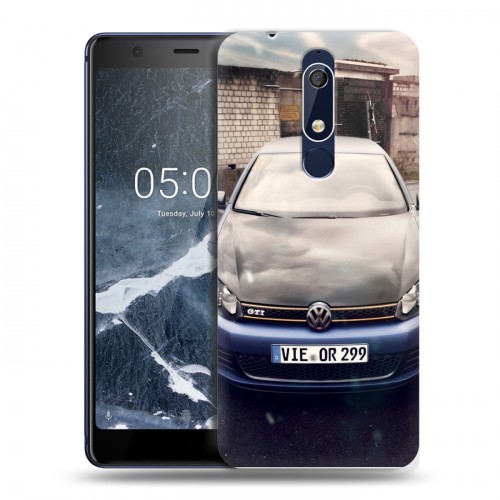 Дизайнерский пластиковый чехол для Nokia 5.1 Volkswagen