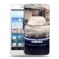 Дизайнерский пластиковый чехол для Huawei Ascend D2 Volkswagen