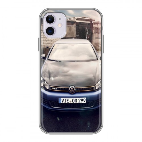 Дизайнерский силиконовый чехол для Iphone 11 Volkswagen