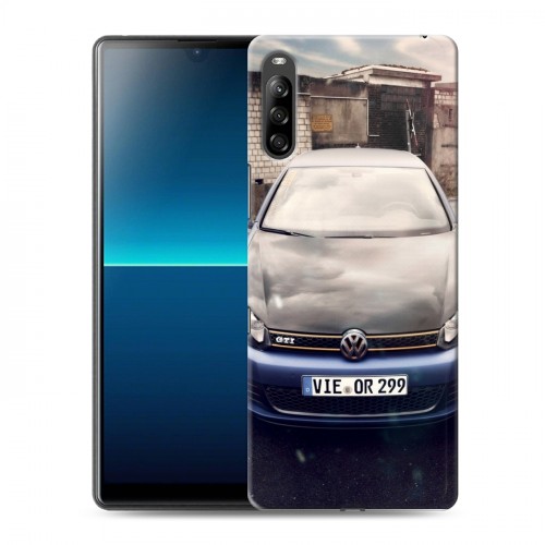 Дизайнерский силиконовый с усиленными углами чехол для Sony Xperia L4 Volkswagen