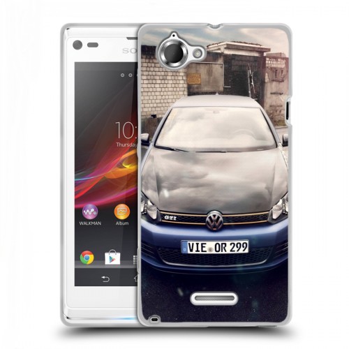 Дизайнерский пластиковый чехол для Sony Xperia L Volkswagen