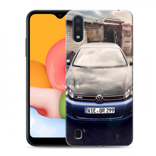 Дизайнерский силиконовый чехол для Samsung Galaxy M01 Volkswagen