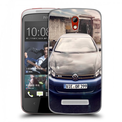 Дизайнерский пластиковый чехол для HTC Desire 500 Volkswagen