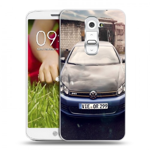 Дизайнерский пластиковый чехол для LG Optimus G2 mini Volkswagen