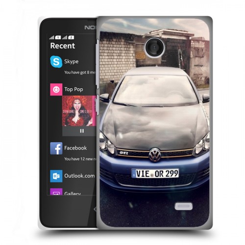 Дизайнерский пластиковый чехол для Nokia X Volkswagen