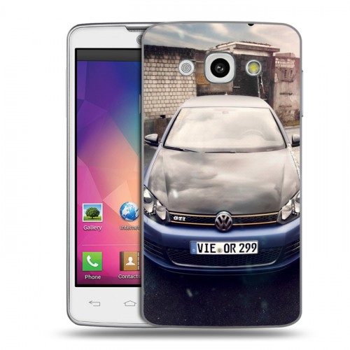 Дизайнерский пластиковый чехол для LG L60 Volkswagen