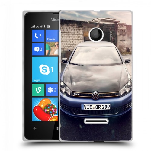 Дизайнерский пластиковый чехол для Microsoft Lumia 435 Volkswagen