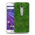 Дизайнерский пластиковый чехол для Lenovo Moto G Трава