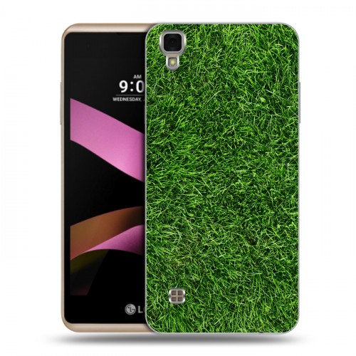 Дизайнерский пластиковый чехол для LG X Style Трава