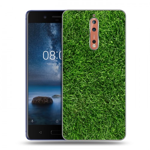 Дизайнерский пластиковый чехол для Nokia 8 Трава