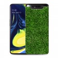 Дизайнерский пластиковый чехол для Samsung Galaxy A80 Трава