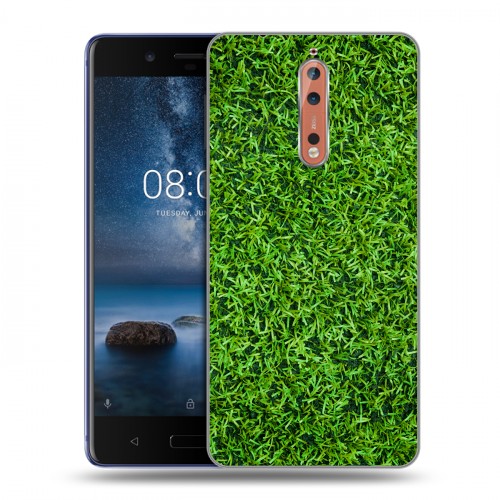 Дизайнерский пластиковый чехол для Nokia 8 Трава