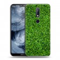 Дизайнерский пластиковый чехол для Nokia 6.1 Plus Трава