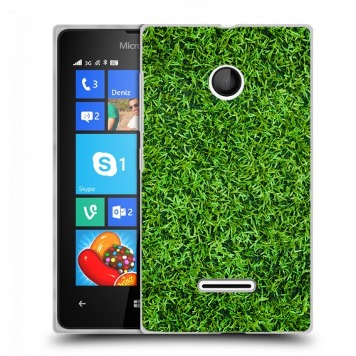 Дизайнерский пластиковый чехол для Microsoft Lumia 435 Трава