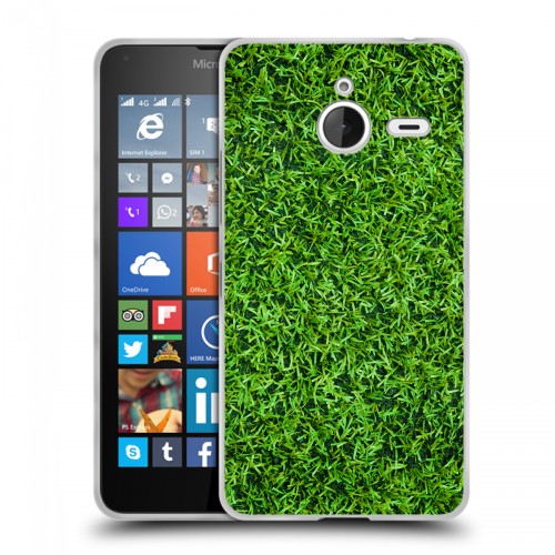 Дизайнерский пластиковый чехол для Microsoft Lumia 640 XL Трава
