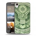 Дизайнерский пластиковый чехол для HTC Desire 828 Текстуры денег