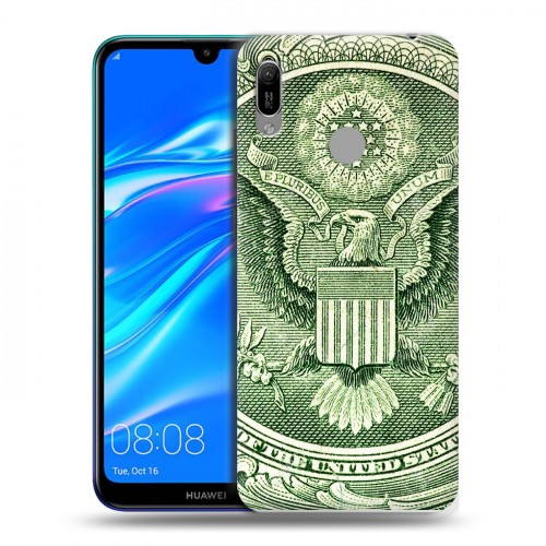 Дизайнерский пластиковый чехол для Huawei Y6 (2019) Текстуры денег