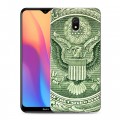 Дизайнерский силиконовый с усиленными углами чехол для Xiaomi RedMi 8A Текстуры денег