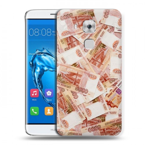 Дизайнерский пластиковый чехол для Huawei Nova Plus Текстуры денег