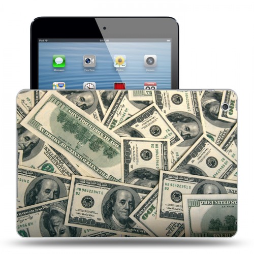 Дизайнерский силиконовый чехол для Ipad Mini Текстуры денег