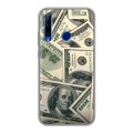 Дизайнерский силиконовый чехол для Huawei Honor 10i Текстуры денег