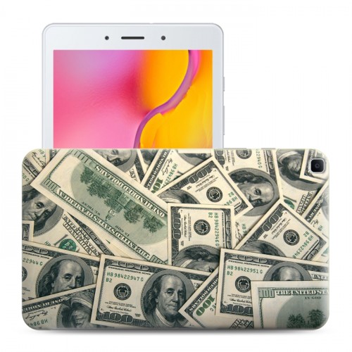 Дизайнерский силиконовый чехол для Samsung Galaxy Tab A 8.0 (2019) Текстуры денег