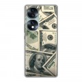 Дизайнерский силиконовый чехол для Huawei Honor 70 Текстуры денег