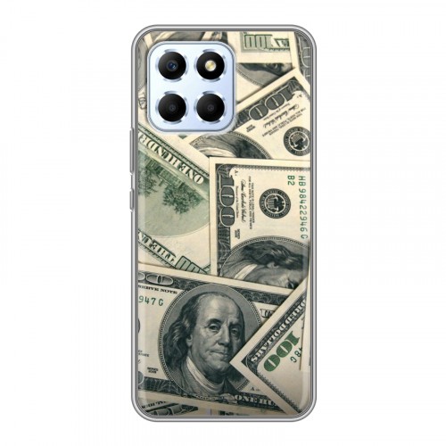 Дизайнерский силиконовый чехол для Huawei Honor X6 Текстуры денег