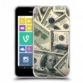 Дизайнерский пластиковый чехол для Nokia Lumia 530 Текстуры денег