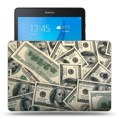 Дизайнерский силиконовый чехол для Samsung Galaxy Tab A 9.7 Текстуры денег