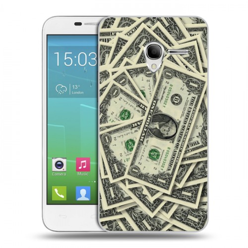 Дизайнерский силиконовый чехол для Alcatel One Touch POP 3 5 Текстуры денег