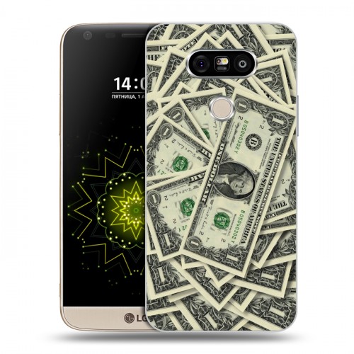 Дизайнерский пластиковый чехол для LG G5 Текстуры денег