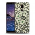 Дизайнерский пластиковый чехол для Nokia 7 Plus Текстуры денег