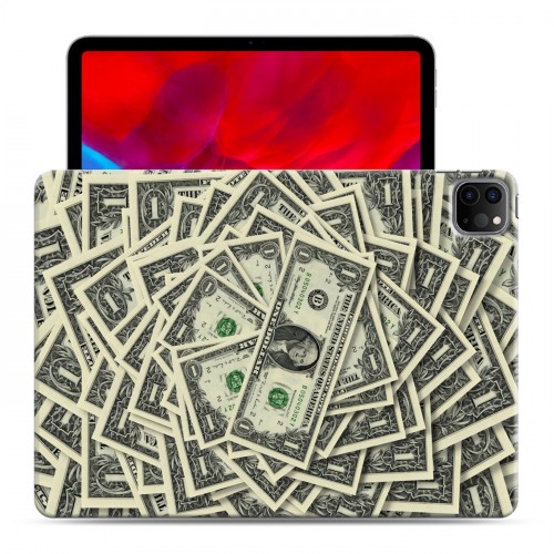 Дизайнерский силиконовый с усиленными углами чехол для Ipad Pro 11 (2020) Текстуры денег