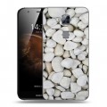 Дизайнерский пластиковый чехол для Huawei G8 Текстура камня