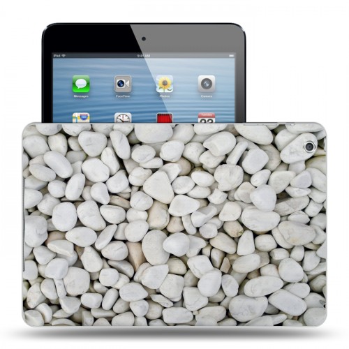 Дизайнерский силиконовый чехол для Ipad Mini Текстура камня