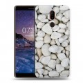 Дизайнерский пластиковый чехол для Nokia 7 Plus Текстура камня