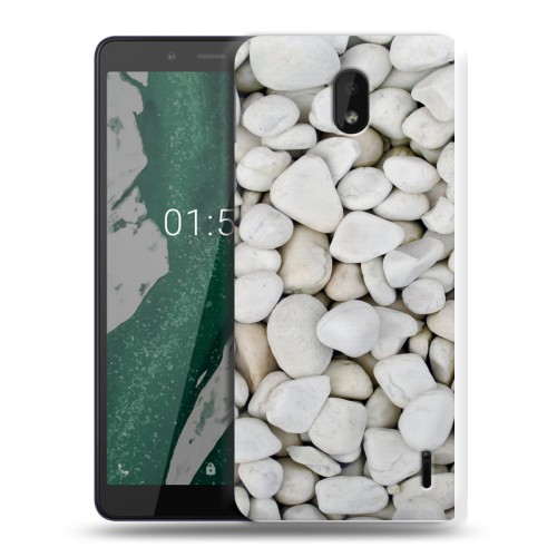 Дизайнерский силиконовый чехол для Nokia 1 Plus Текстура камня